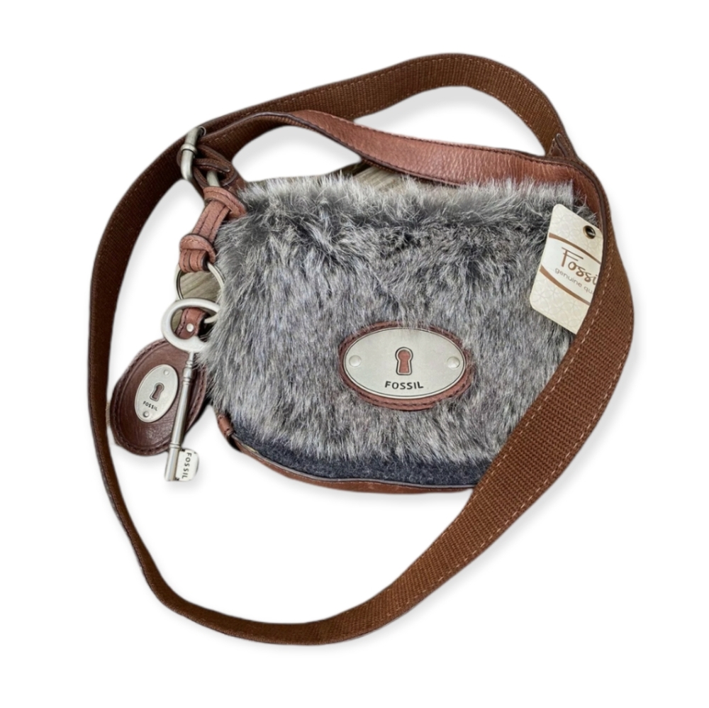 RARE FOSSIL Maddox Small Flap Crossbody Bag New August 2011
